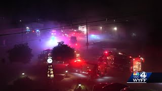 Fire rips through thrift store in Anderson