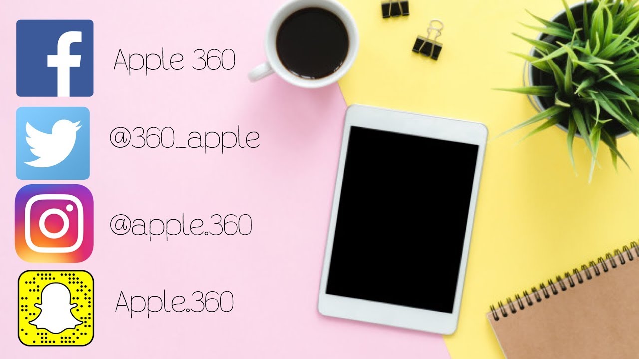 How To Add Social Media Icons  PNG To Your Photos - Apple 360 - YouTube