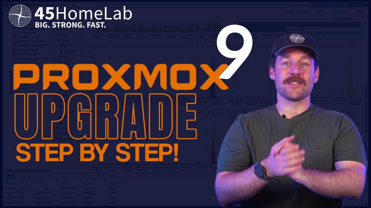 Proxmox VE 9 Upgrade Guide | Step-by-Step Walkthrough + New Features ...