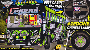 -ZEDONE CHINESE LAMP MOD😍 For Bussid - FREE MOD💥 - New Bus Mod For Bussid - Bus Simulator Indonesia