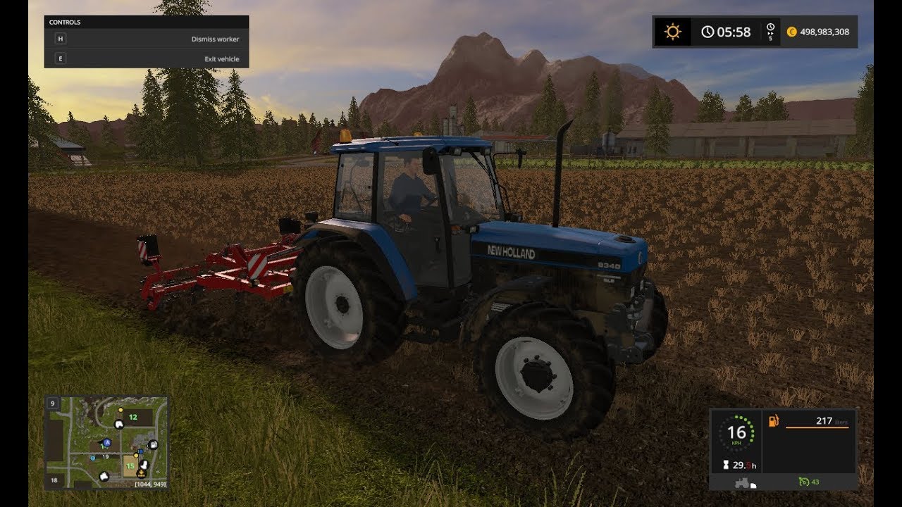  Tractor Newholland Farming