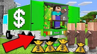 HOW I OPENED MY COOL BANK ON WHEELS IN MINECRAFT ? 100% TROLLING TRAP !