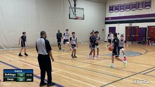 DC Bulldogs vs DEEP Basketball CYBL playoffs Gold medal game (HD 1080p)