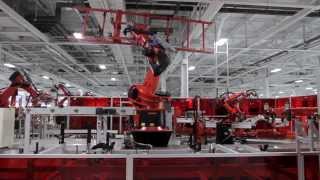 Tesla Factory - Model S Production Body | AutoMotoTV