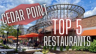 CEDAR POINT FOOD UPDATED | BEST places to eat | Top 5 restaurants | Where to eat @CedarPointVideos 2022