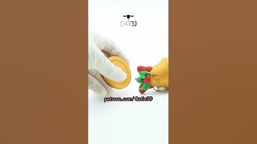 🔔 Cutie3D Christmas Bell Keycap Fidget Clicker Keychain #shorts #3dprinting #clicker #keychain