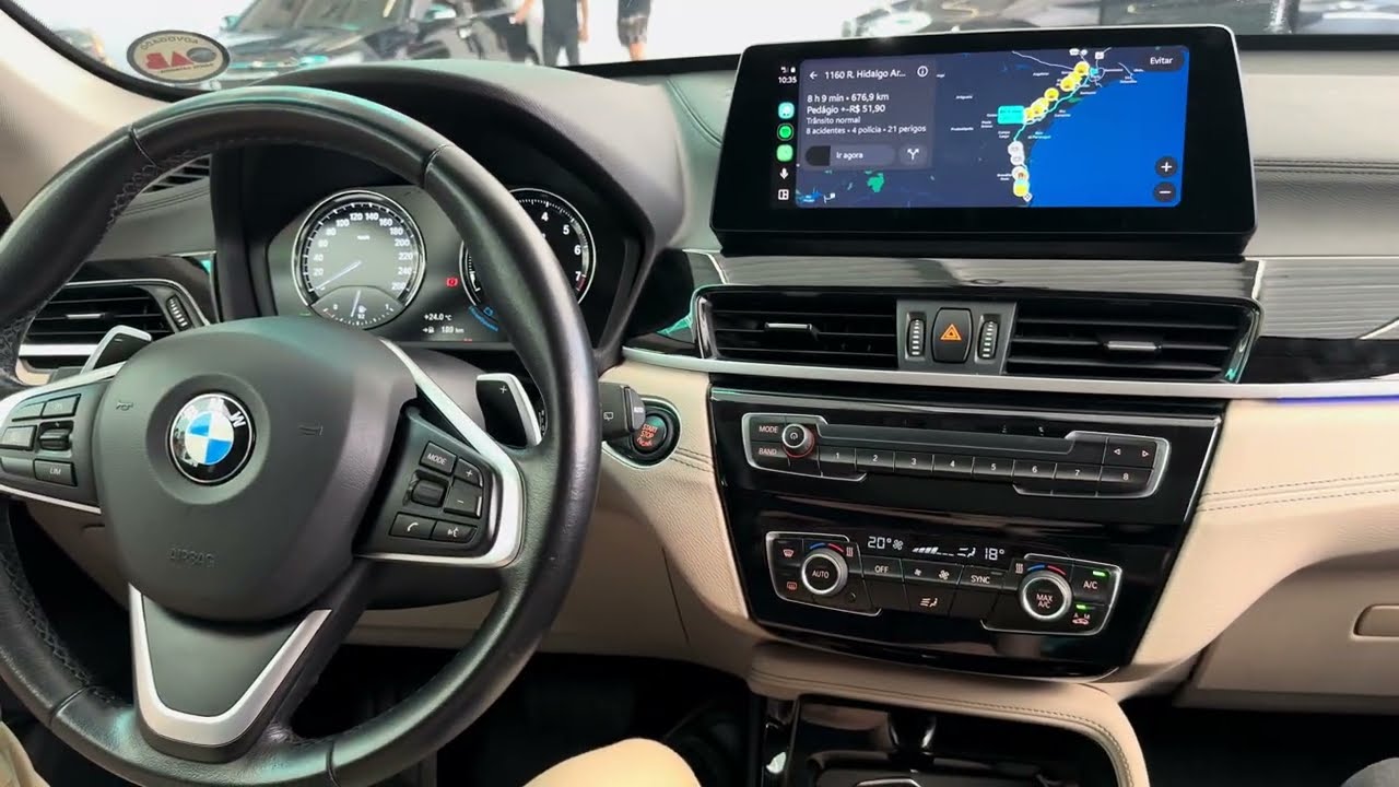 BMW X1 2021 - instalação Android Auto wireless