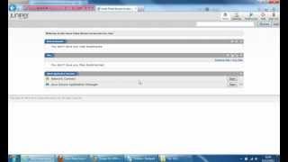 Juniper SSL VPN Appliance Initial Setup demo