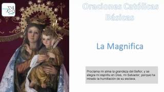 ▶ ORACIONES CATÓLICAS BÁSICAS | LA MAGNIFICA | EL MAGNÍFICAT - ORACION Y PAZ