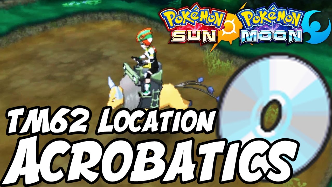 How to Get Acrobatics Location Pokémon Sun and Moon TM 62 Acrobactics