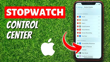 How to Add & Remove Stopwatch & Timer Shortcuts to Control Center on iPhone