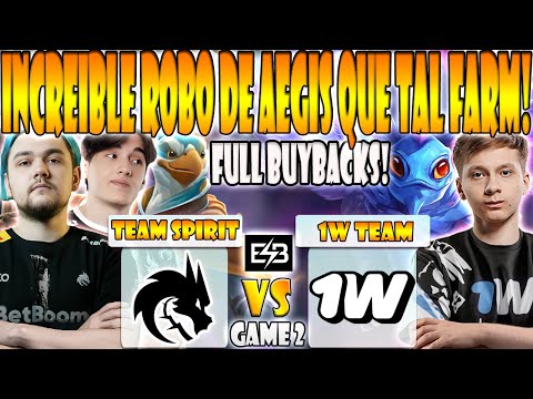 TEAM SPIRIT vs 1W TEAM BO3[GAME 2] YATORO, COLLAPSE, LARL VS MUNKUSHI-DREAMLEAGUE SEASON 27-ESB