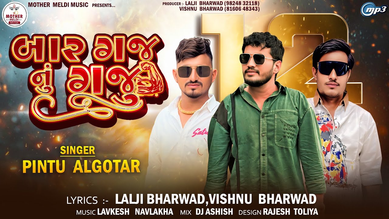 Amej Raja Maharaja | બાર ગજનું ગજું | Bar Gaj Nu Gaju | Pintu Algotar | Attitude Song  | Remix