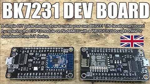 How to create BK7231 development board - converting NodeMCU to Beken version for IoT OBK firmware
