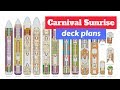 Carnival Sunrise Deck Plans (2018) Carnival Sunrise Deck Plans (2018)