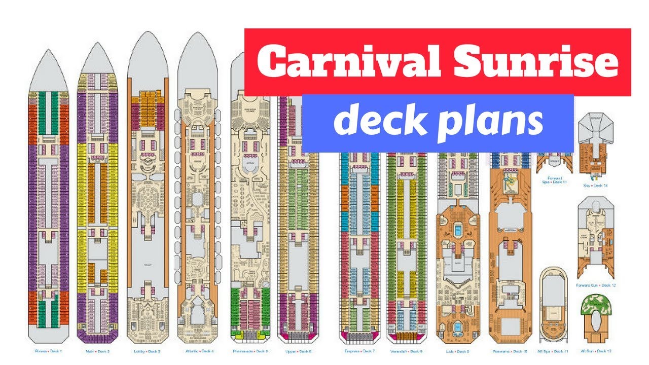 carnival cruise floor levels