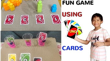 Math games with UNO cards | Play way learning for kids | DIY