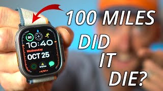 Did the Apple Watch Ultra 2 survive a 100 mile ultra marathon?!?