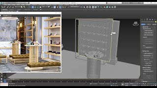 3dsmax Tutorials, Tutorial on 3D Modeling a Footwear Showroom Interior Design in 3dsmax 3dsmax Tutorials, Tutorial on 3D Modeling a Footwear Showroom Interior Design in 3dsmax