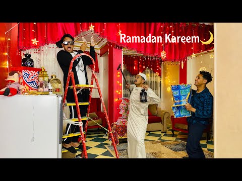 لما تعلق زينة رمضان انتا وصاحبك في الشقه وتحصل مصيبه Bassem Otaka اوتاكا 