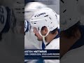 Auston joining Mats in style 😮‍💨
