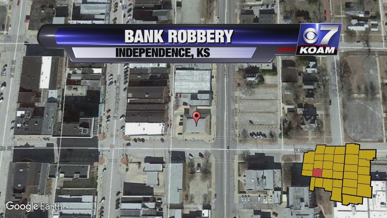 The KBI and FBI are assisting the Independence, Kansas police department in an armed bank robbery