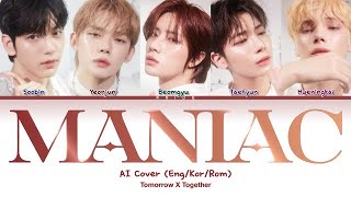 「AI COVER」TXT - MANIAC (original by VIVIZ) Resimi