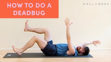 How To Do A Dead Bug, A Common Pilates Core Move | The Right Way | Well+Good