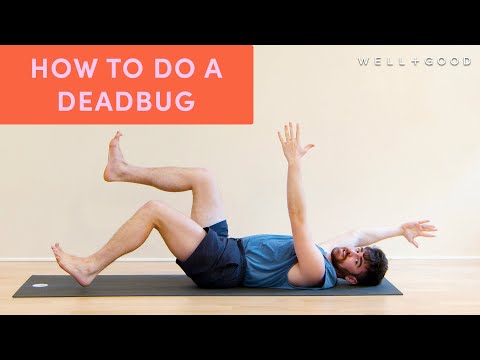 How To Do A Dead Bug, A Common Pilates Core Move | The Right Way | Well+Good