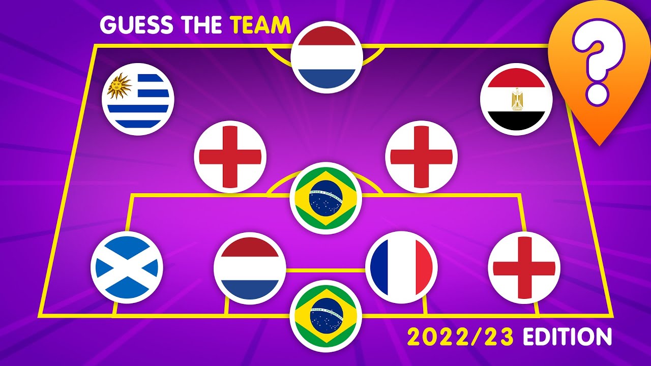 GUESS THE FOOTBALL TEAM BY PLAYERS' NATIONALITY - 2023