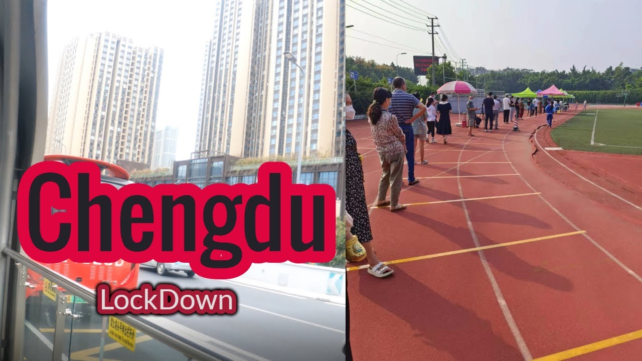 Chengdu City China- Lockdown  Again