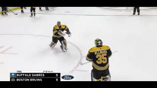 BEST Swayman and Ullmark hug