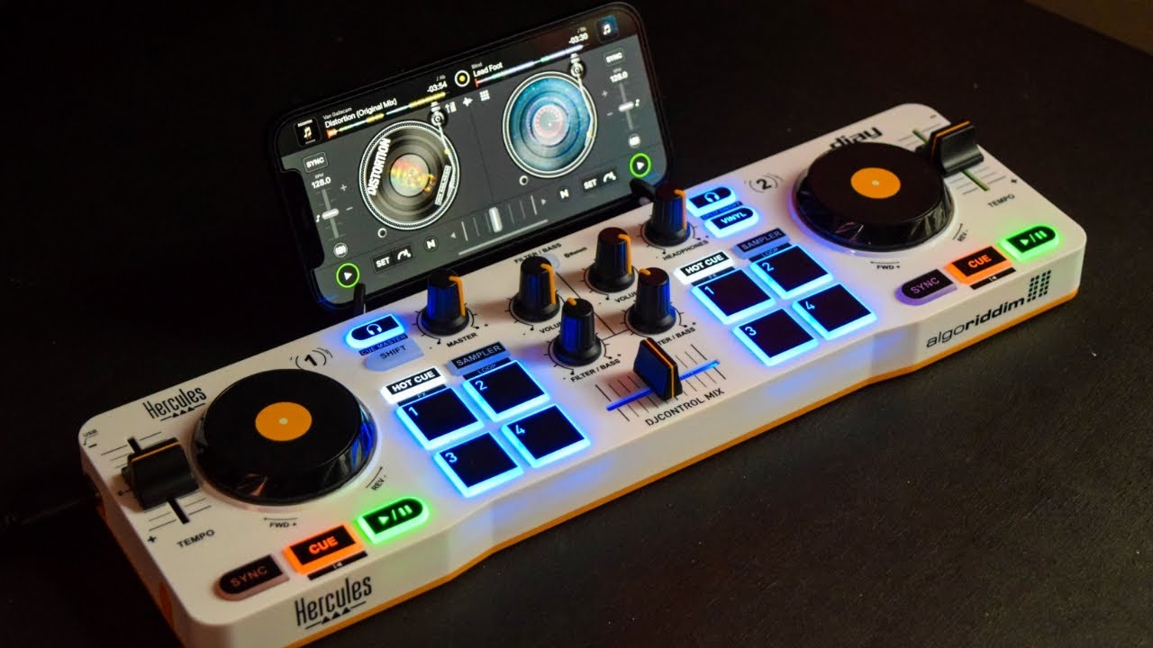 bahía lógica Permanente NUEVO! DJControl Mix de Hercules DJ - Controlador Bluetooth para  Smartphone. - YouTube