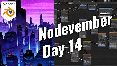 Nodevember #15 Steam Punk Beyond City | Shading Live | Blender 2.90.1