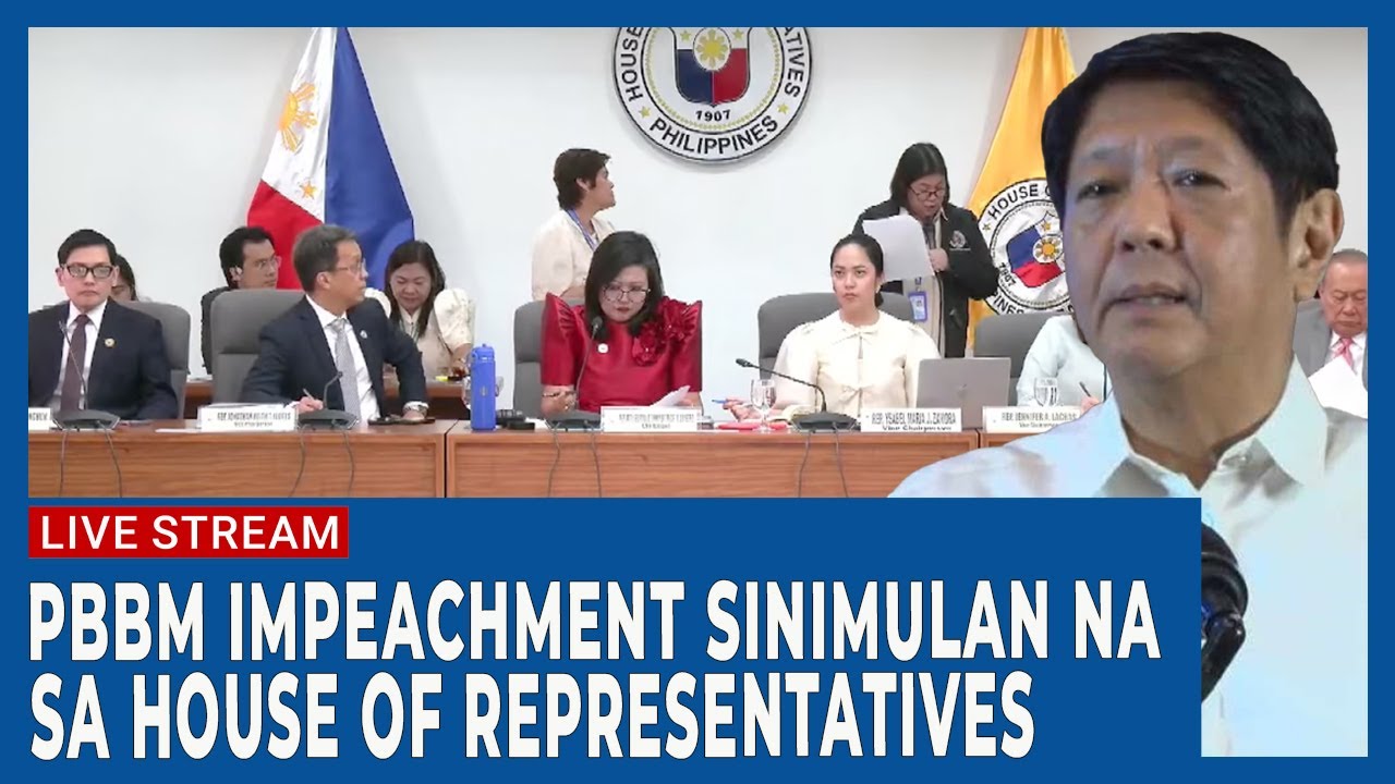 🔴 LIVE: House committee on justice first hearing on impeachment vs. PBBM | Jevara PH