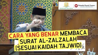 CARA YANG BENAR MEMBACA SURAT AL-ZALZALAH SESUAI ILMU TAJWID (Ustadz Hardi Damri, Lc)