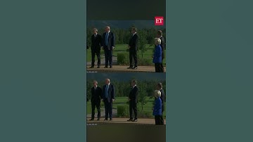 G7 leaders pose for family photo on first day of summit in Canada