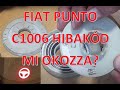 Fiat Punto II. szervókormány hiba, kód: C1006