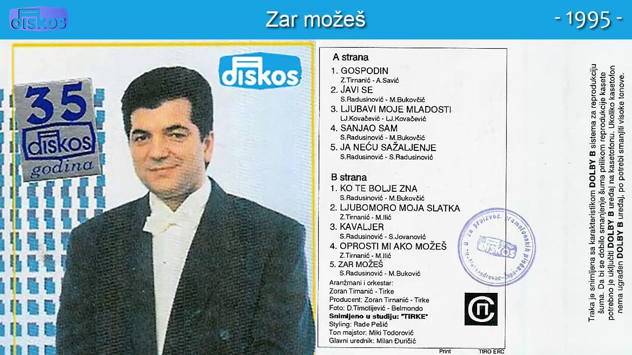 Savo Radusinovic - Zar mozes - (Audio 1995)
