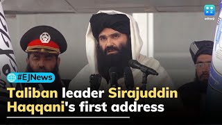 Sirajuddin Haqqani: Secretive Taliban leader, US most wanted makes first public appearance