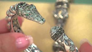 Full JAI John Hardy Sterling & 14K Accent Croco & Gemstone Cuff with Jacque Gonzales News