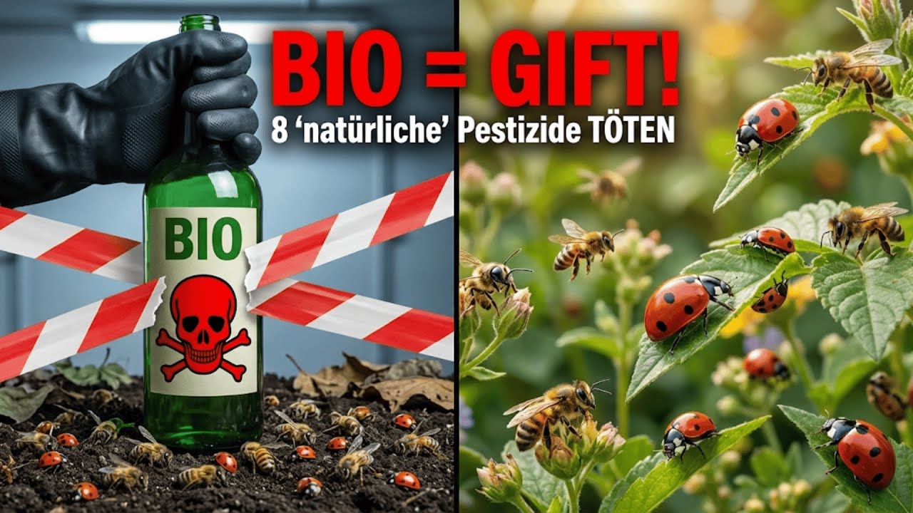 Bio-Spritzmittel = BETRUG! Diese 8 'natürlichen' Gifte sind GEFÄHRLICHER als Glyphosat