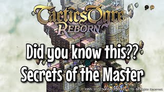 How to get recipe Secrets of the Master in Tactics Ogre Reborn