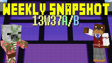 Minecraft Snapshot 13w37a/13w37b - New Commands, Mega Portals & More ! ! !