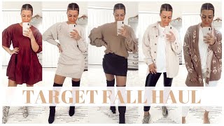 AFFORDABLE TARGET FALL CLOTHING HAUL | TRY ON AND REVIEW | WILD FABLE, KNOX ROSE, A NEW DAY