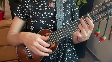 Charango PLAY THRU : Tzen Tze Re Rei SLOW strumming & singing [FOR DIDACTIC USE] tuning ref A=432Hz