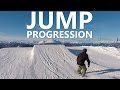 Beginner Snowboard Jump Progression with Doug