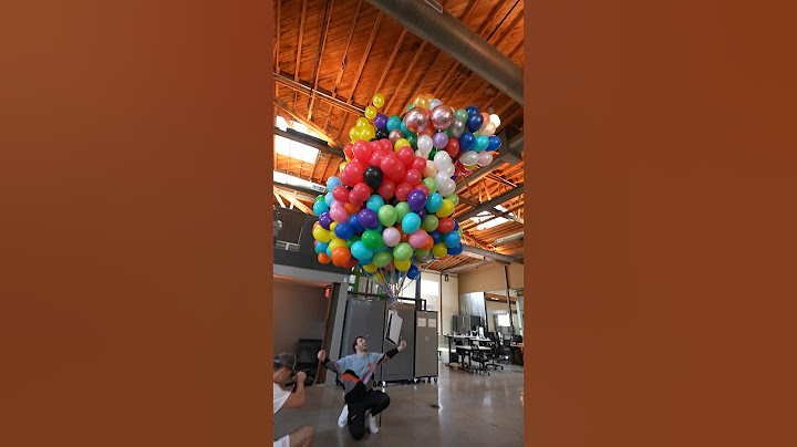 How many balloons to make a PS5 fly?