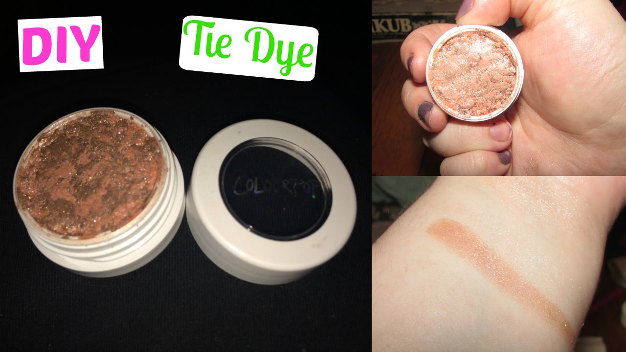 D.I.Y COLOURPOP TIE DYE EYESHADOW | TUTORIAL