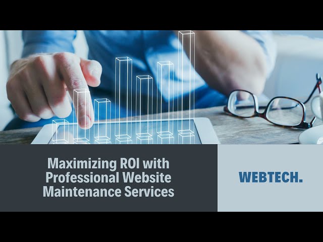 Maximizing ROI with Professional Website Maintenance Services